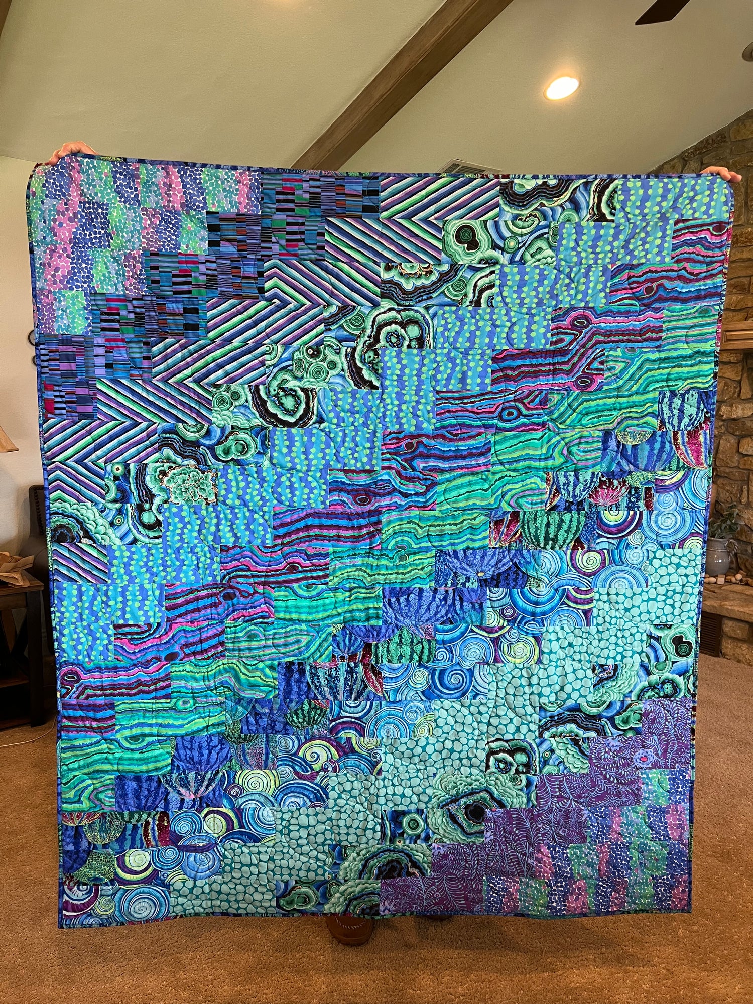 Hand crafted quilted products