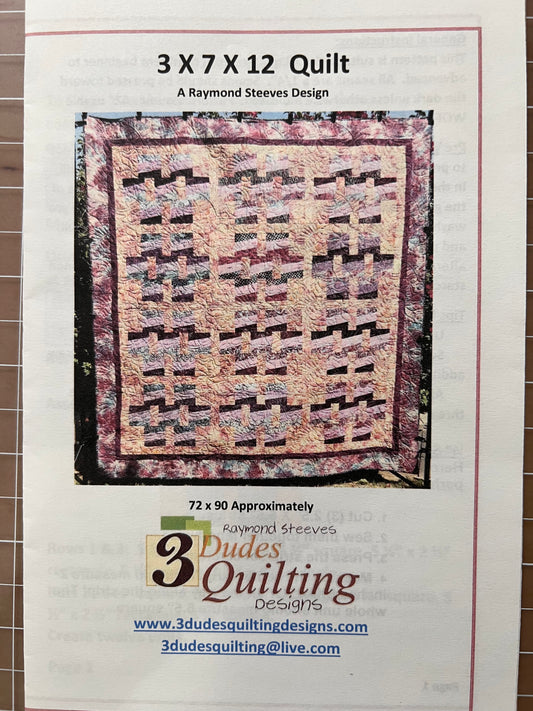 3 x 7 x 12 Quilt Pattern