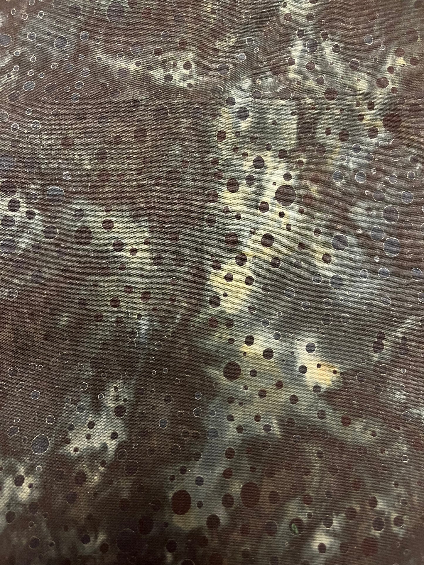 Bargain Bin Fabric: Batik--DK Green, Grey 1.875 yards- MB