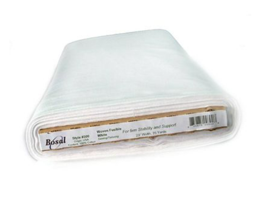 Woven Fusible Interfacing- White 20" wide