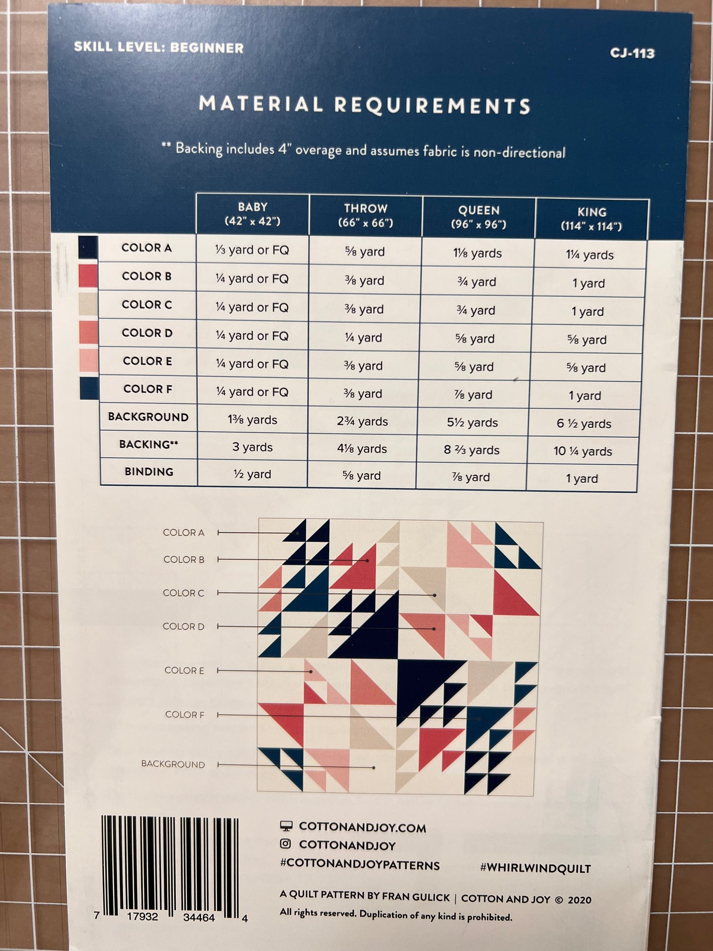 Whirlwind Quilt Pattern