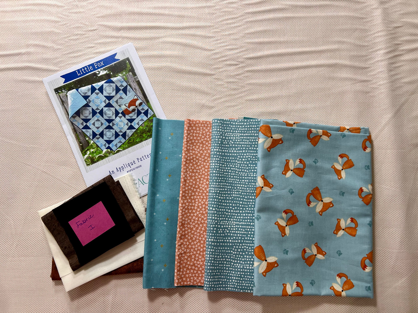 Little Fox Quilt Kit: 41" x 51"