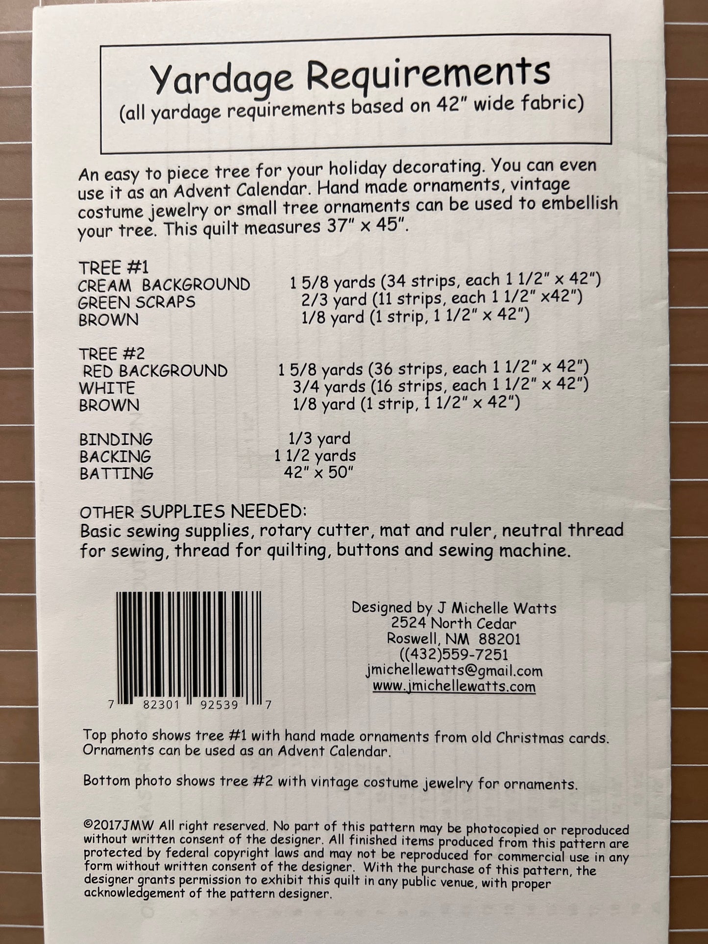 Oh, Stripmas Tree Quilt Pattern