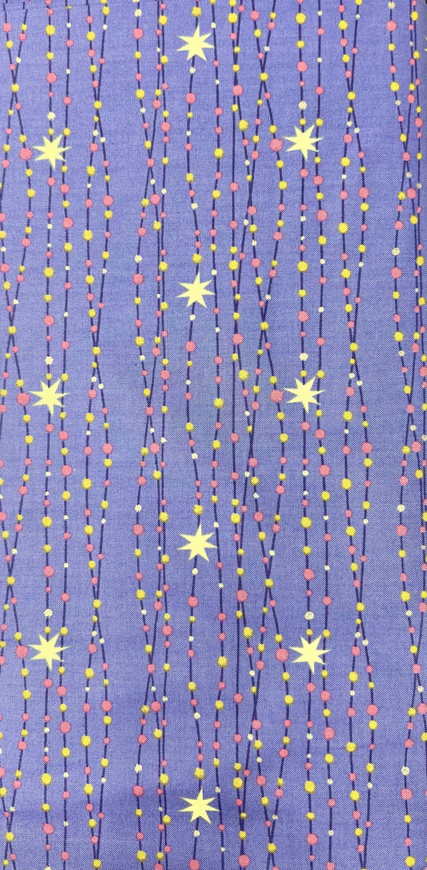 Paintbrush Studios Fabric- Night of the Nutcracker Stripe MET Purple