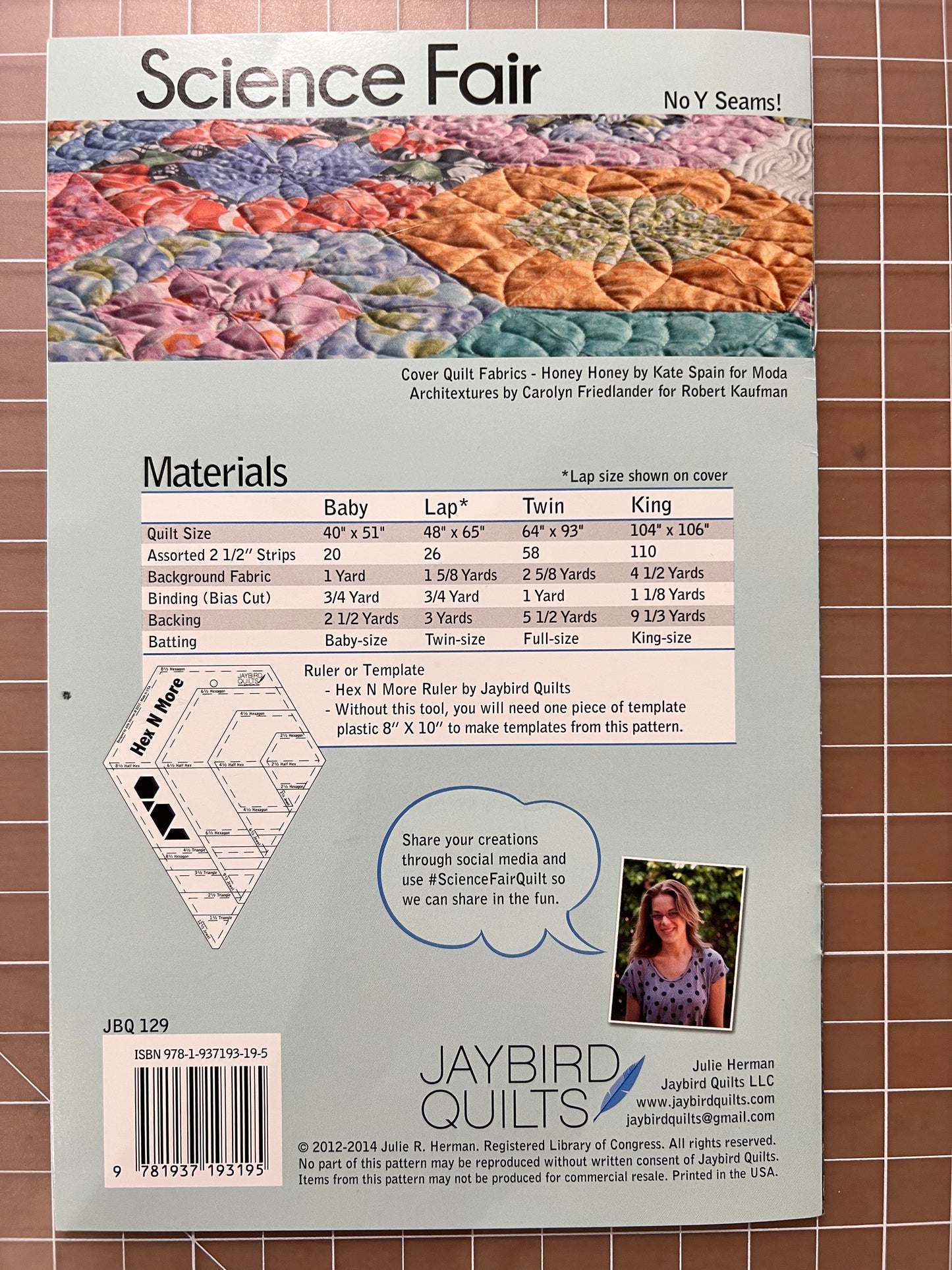 Science Fair Quilt Pattern