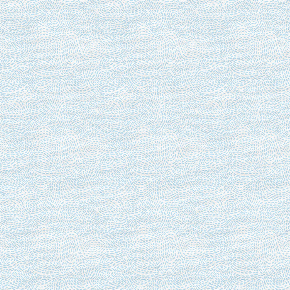 Paintbrush Studios Fabric- Waved: Arctic/Blue ; 44/45" wide