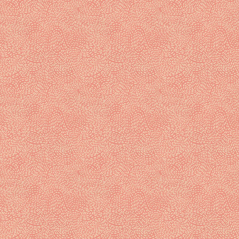 Paintbrush Studios Fabric- Waved: Peach/Orange ; 44/45" wide