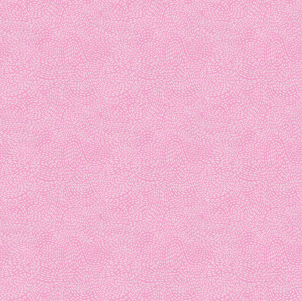 Paintbrush Studios Fabric- Waved: Soft Pink ; 44/45" wide