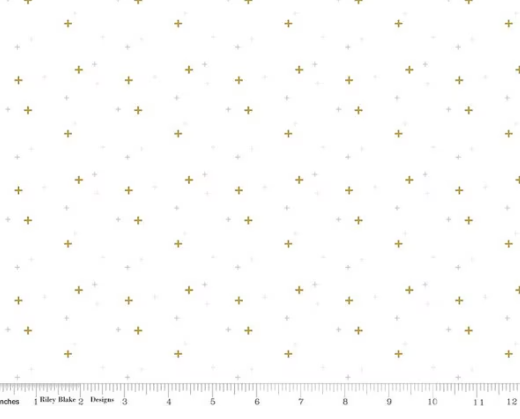 Riley Blake Fabric: Sparkler White Sparkle SC650-White