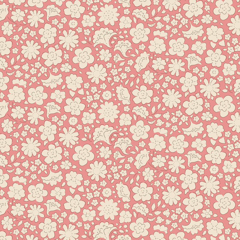 Tilda- Creating Memories Carla Pink Fabric 130118