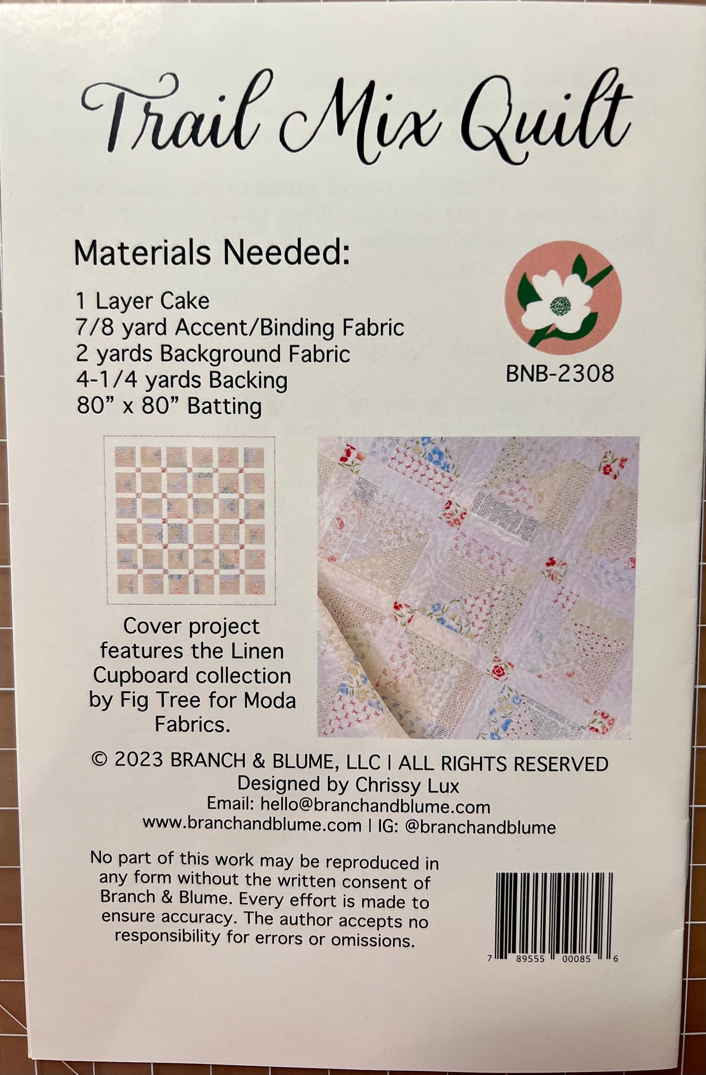 Trail Mix Quilt Pattern