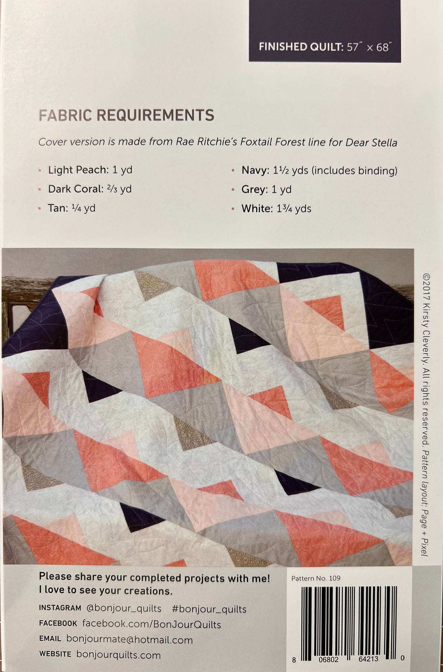 Triangle Twist Quilt Pattern