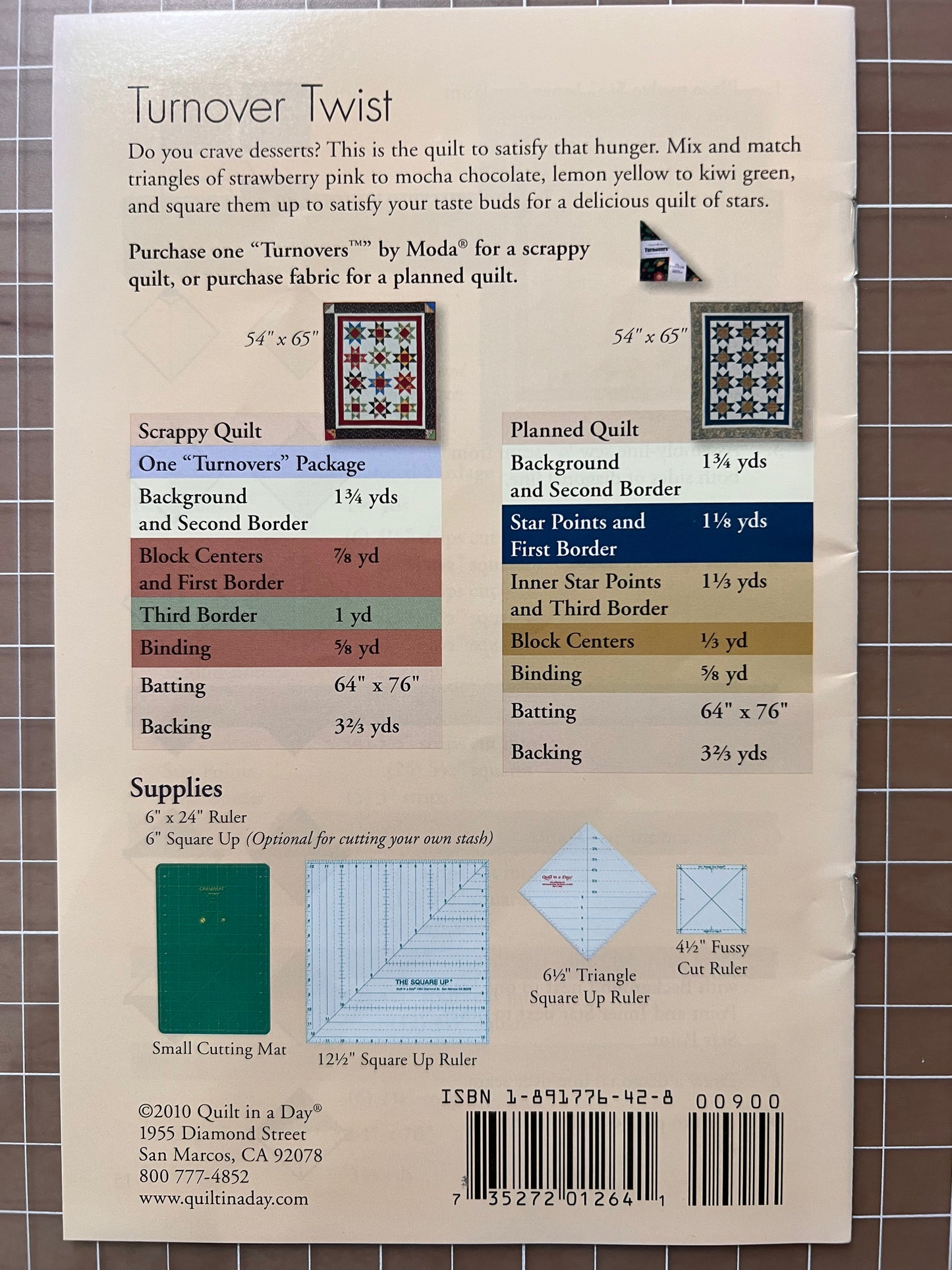 Turnover Twist Quilt Pattern