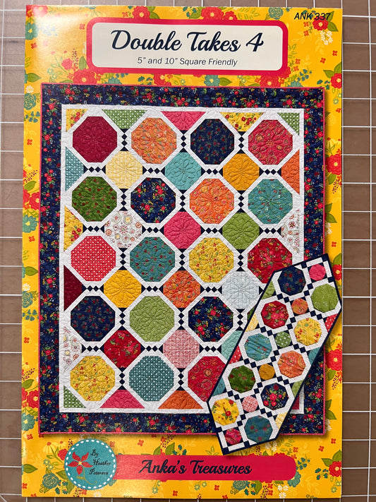 Double Takes 4 Quilt and Table Runner Pattern