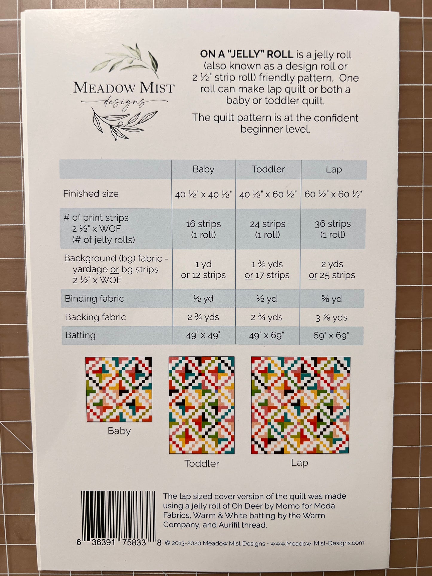 On a Jelly Roll Quilt Pattern