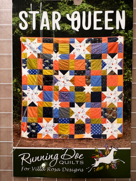 Star Queen Quilt Pattern