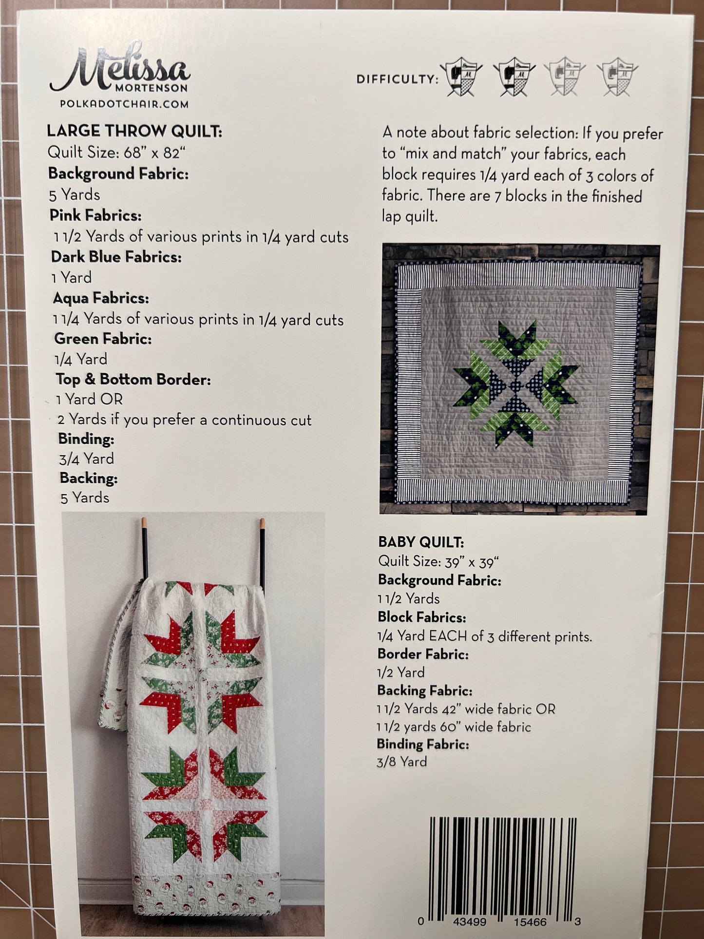 Picnic Crossing Quilt Pattern