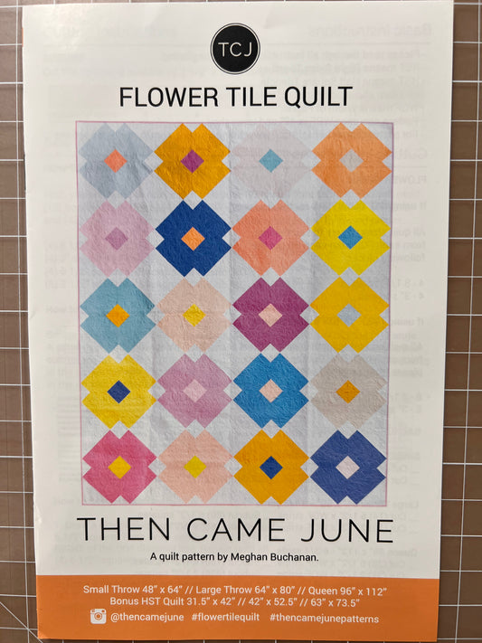 Flower Tile Quilt Pattern