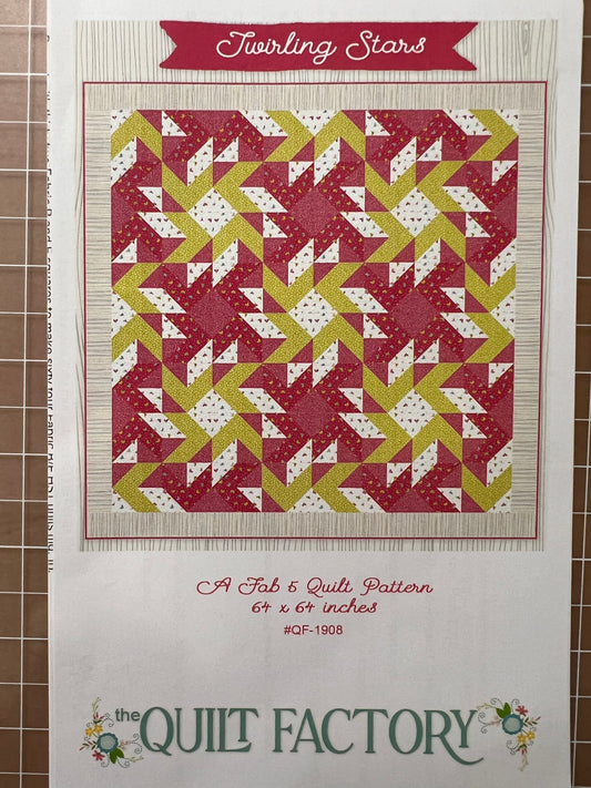 Twirling Stars Quilt Pattern