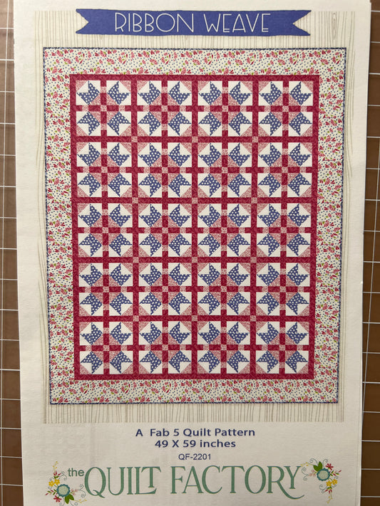 Ribbon Weave Quilt Pattern