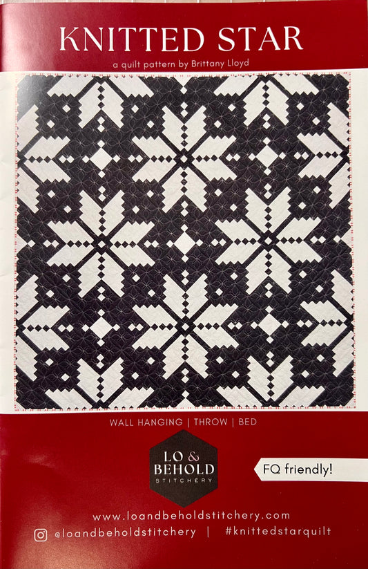 Knitted Star Quilt Pattern