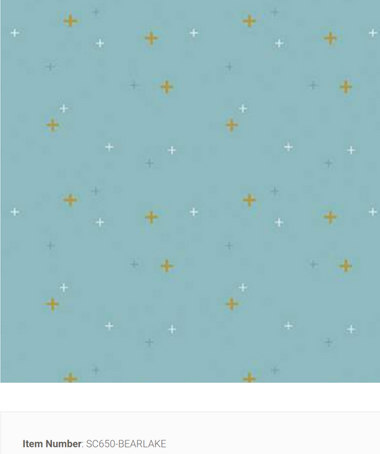 Riley Blake Fabric: Sparkler Bleacher: SC650-Bearlake
