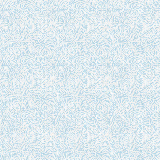 Paintbrush Studios Fabric- Waved: Arctic/Blue ; 44/45" wide