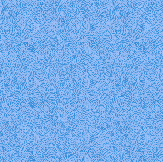 Paintbrush Studios Fabric- Waved: Sky/Blue ; 44/45" wide