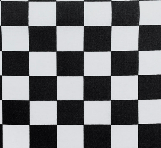Paintbrush Studios Fabric: Black White 1" Check 10954504