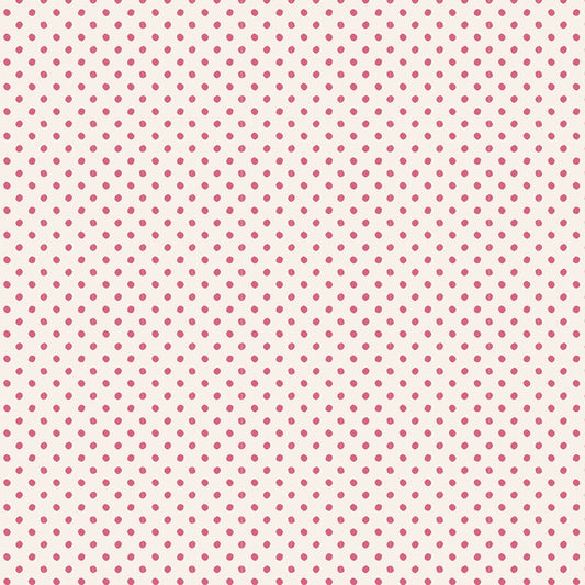 Tilda- Basic Classics Tiny Dots Pink Fabric 130046
